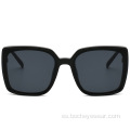 Nuevas gafas de sol cuadradas con montura grande Retro, gafas de sol de cara redonda para hombres y mujeres, elegantes gafas de tiro callejero s21155